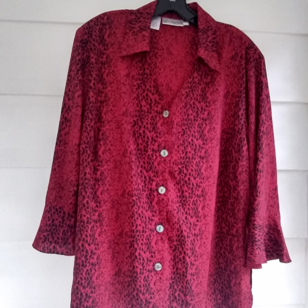 Vintage Kathy Che Blouse, 18W